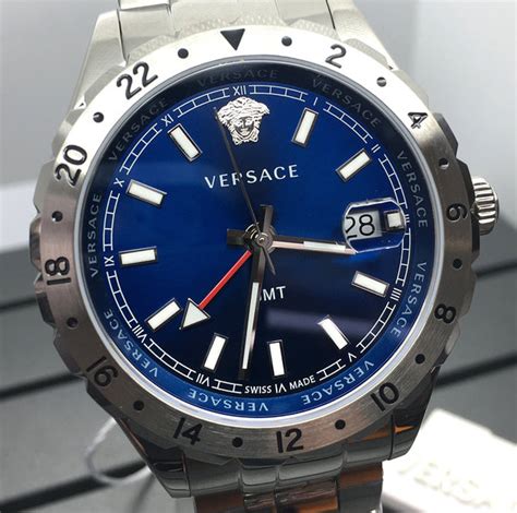 versace watch hellenyium|Versace V11010015 Hellenyium GMT heren horloge .